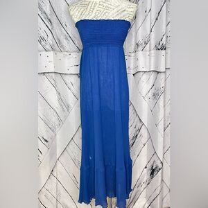 Ralph Lauren Blue Label Strapless Dress/Maxi Skirt S